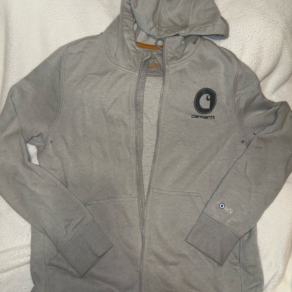 Women’s Carhartt Gray Hooded Jacket